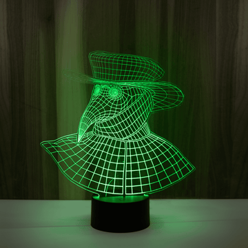 Plague Doctor Acrylic Lamp