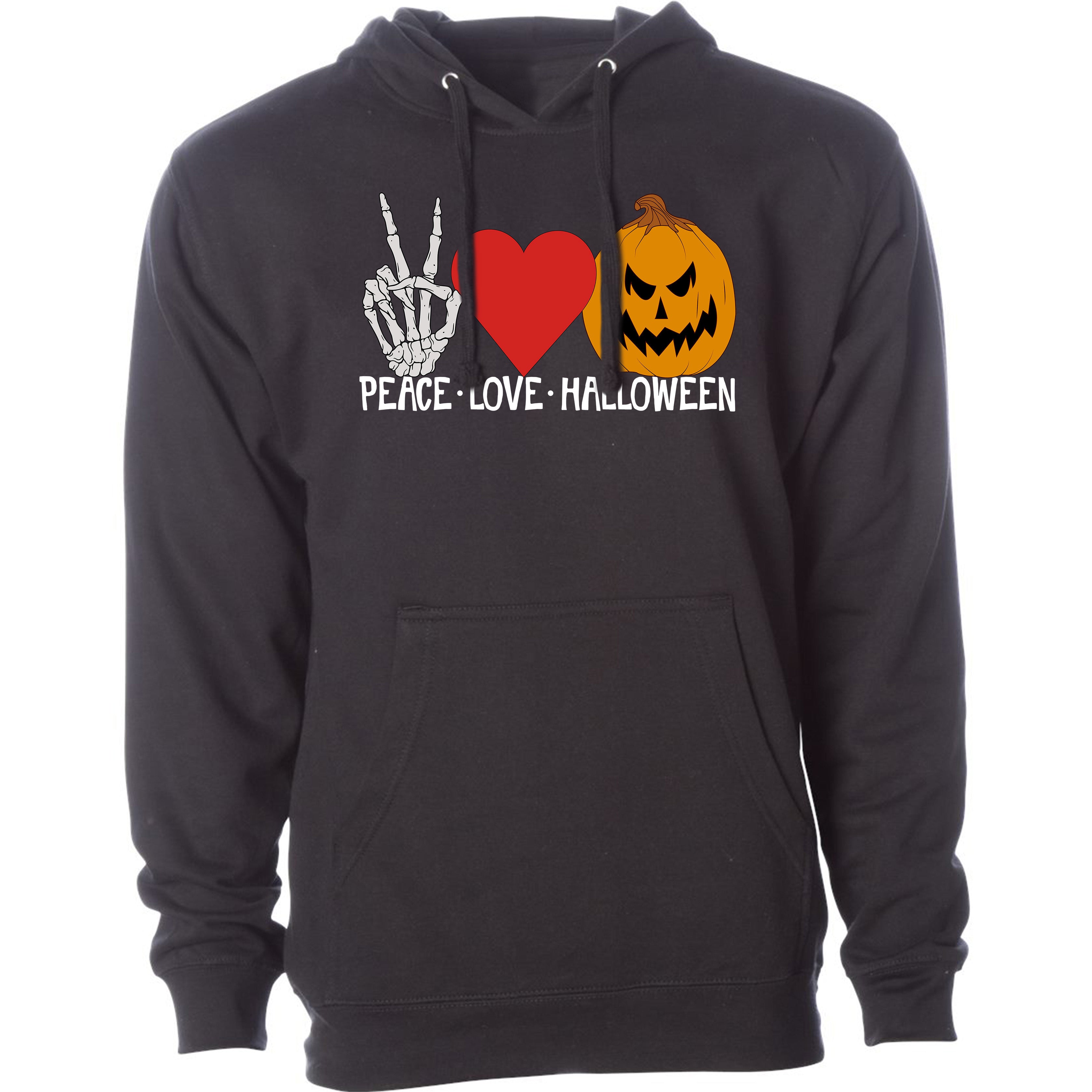 hoody peace and love