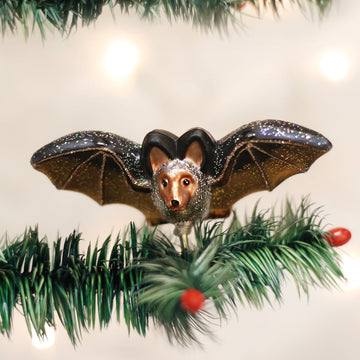 Clip-On Bat Glass Ornament