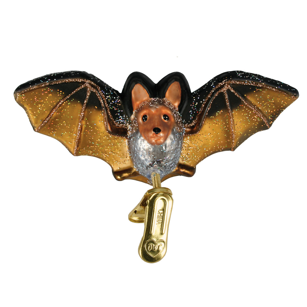 Clip-On Bat Glass Ornament