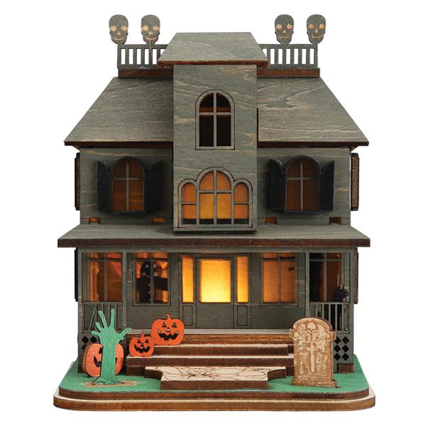 Ginger Boo! Haunted Mansion Ginger Cottage Ornament