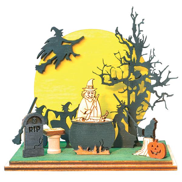 Ginger Boo! Witches Convention Ginger Cottage Ornament