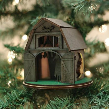 Ginger Boo! Barn O' Bats Ginger Cottage Ornament