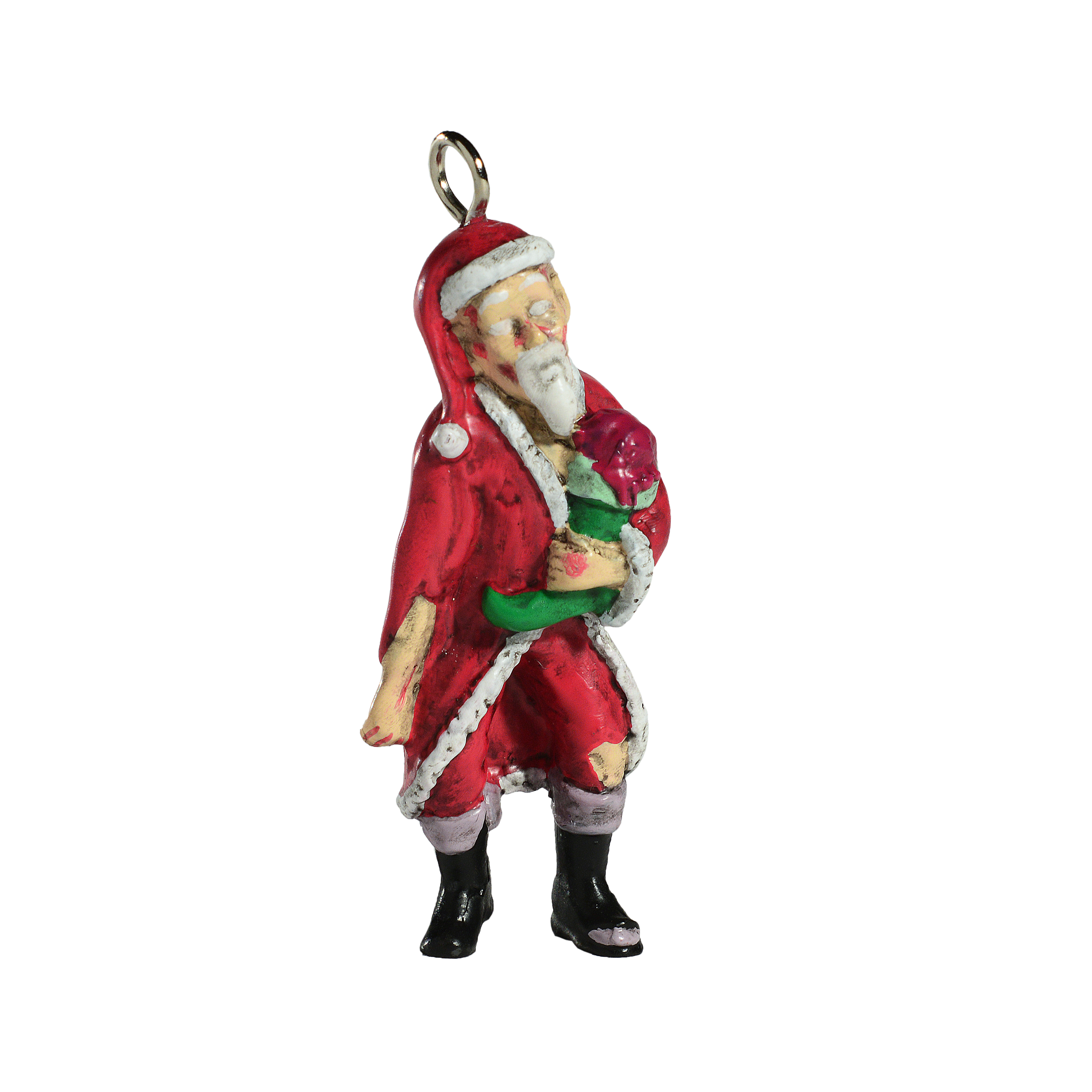 Mini Zombie Santa