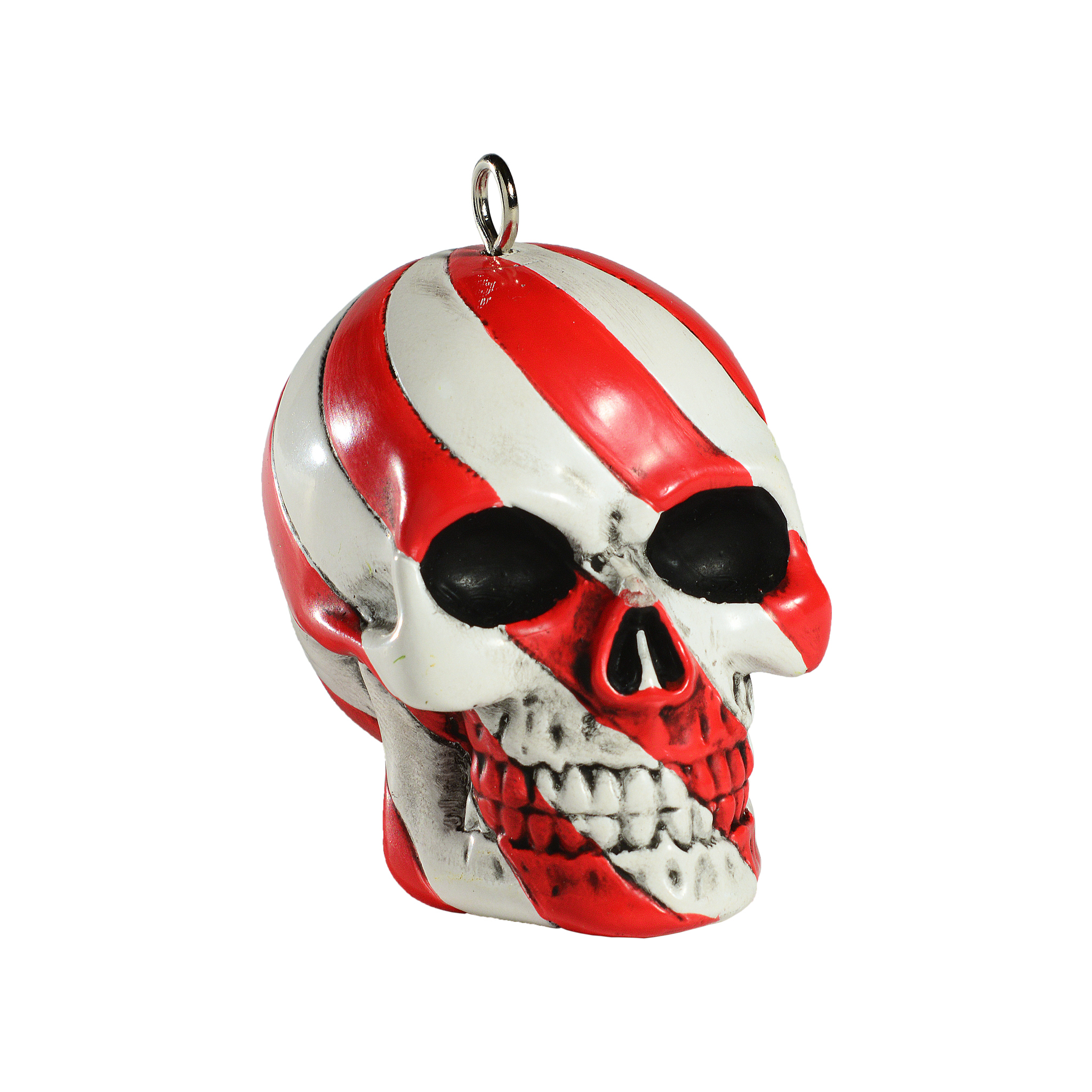 Mini Candy Cane Skull