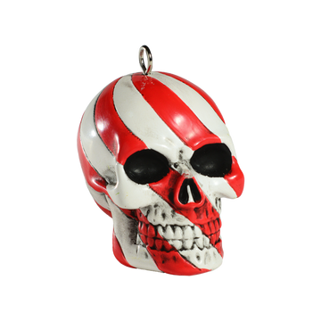 Mini Candy Cane Skull
