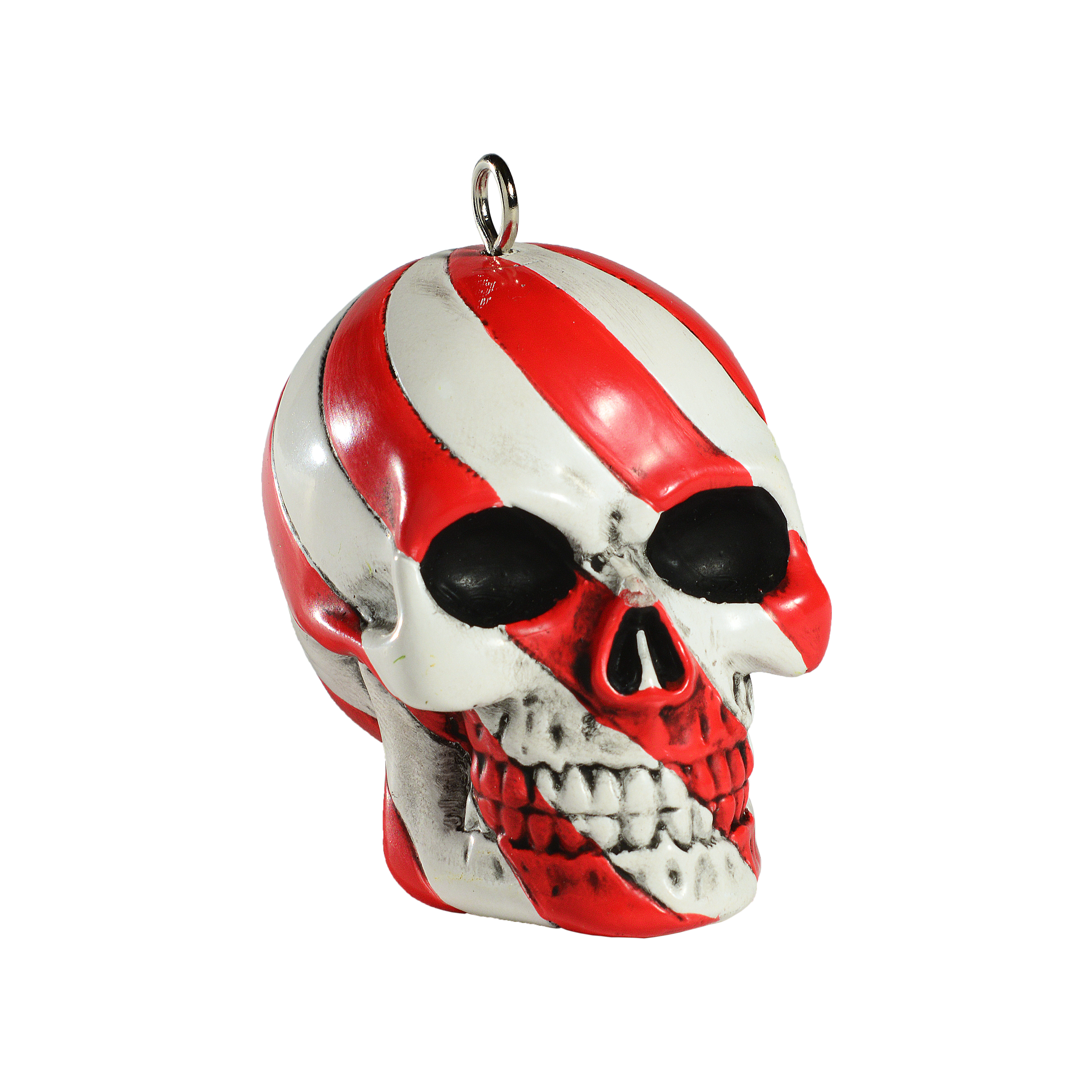 Mini Candy Cane Skull