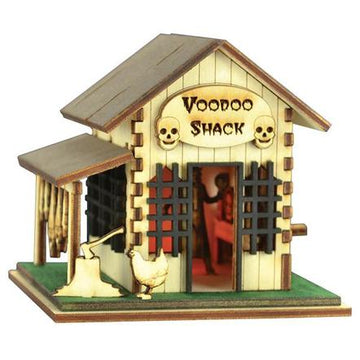 Ginger Boo! Dr. Roscoe's Voodoo Shack Ginger Cottage Ornament
