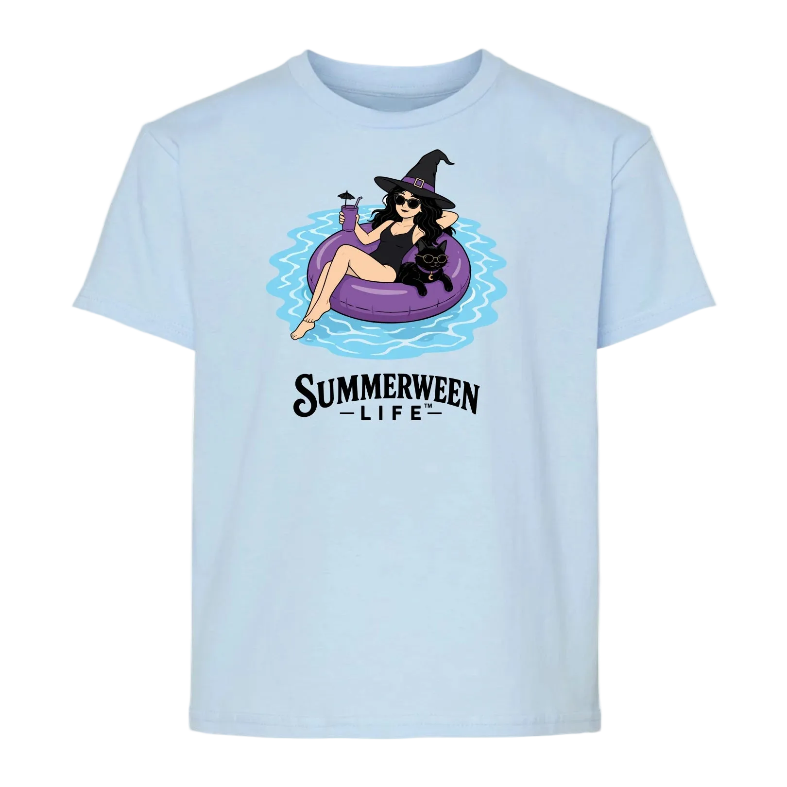 Witch Way to the Pool Youth Tee