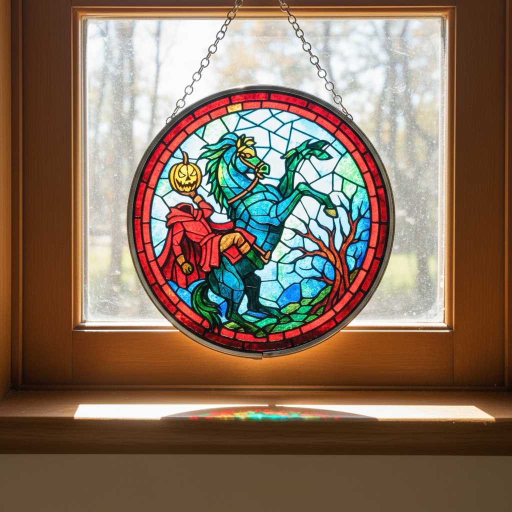 Sun Catcher - Headless Horseman 6"