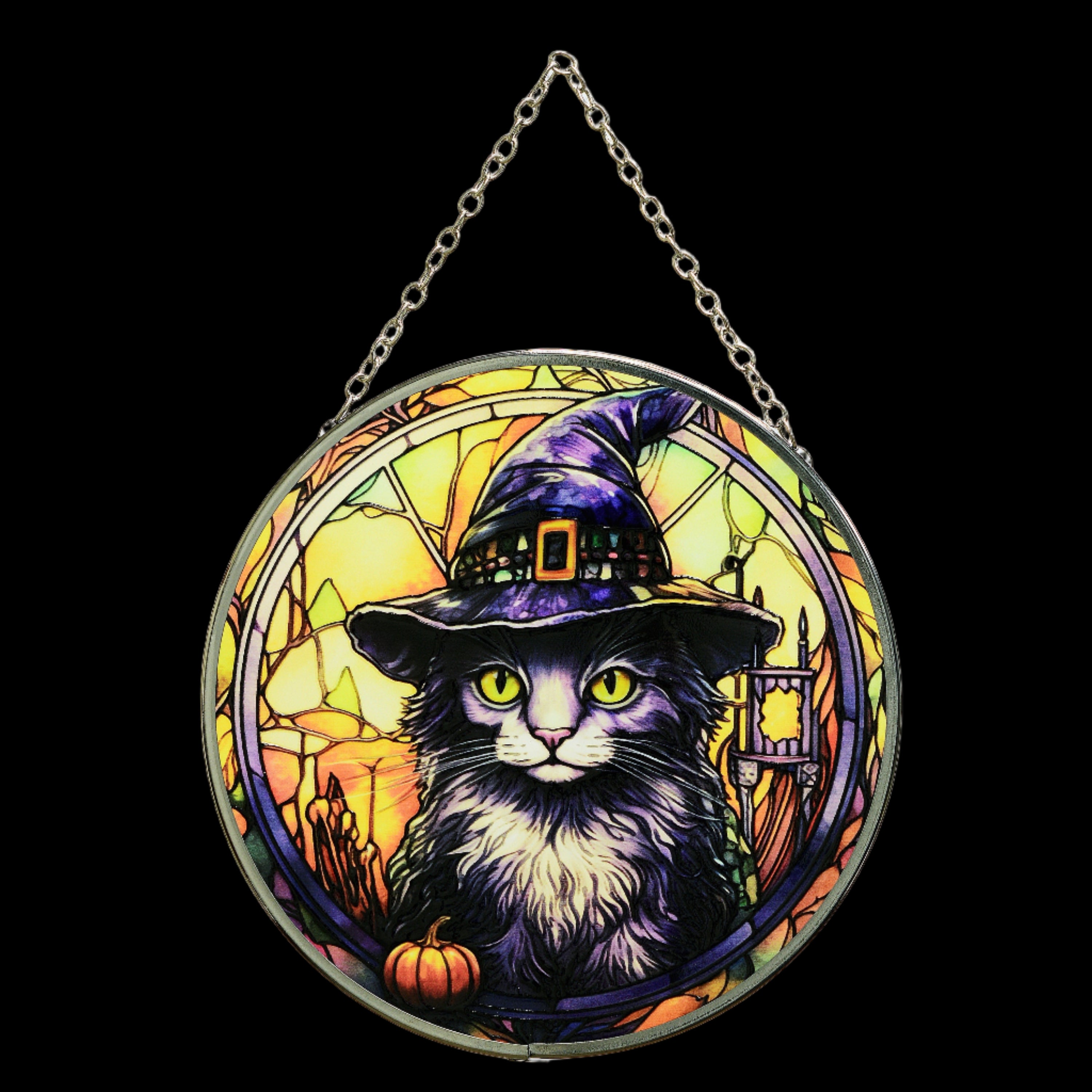 Sun Catcher - Purrfectly Bewitched 6"