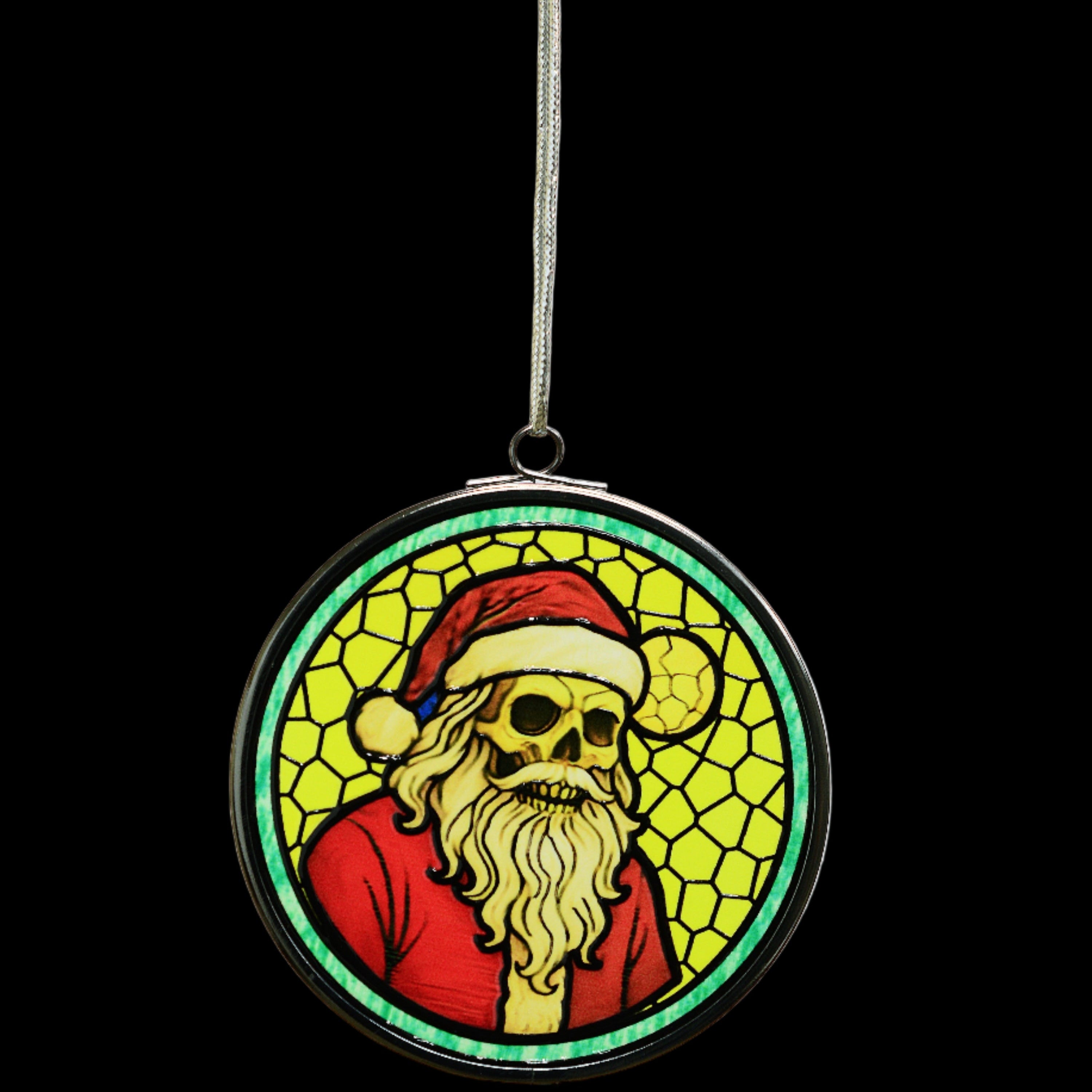 Sun Catcher - Skelly Claus 3"