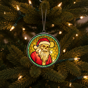 Sun Catcher - Skelly Claus 3
