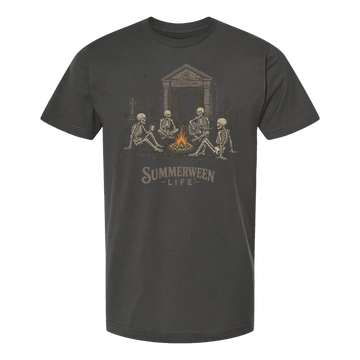 Skeleton Campfire Unisex Shirt