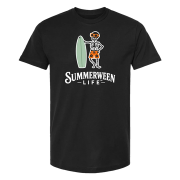 Summerween Life Skeleton Surfer Unisex Shirt