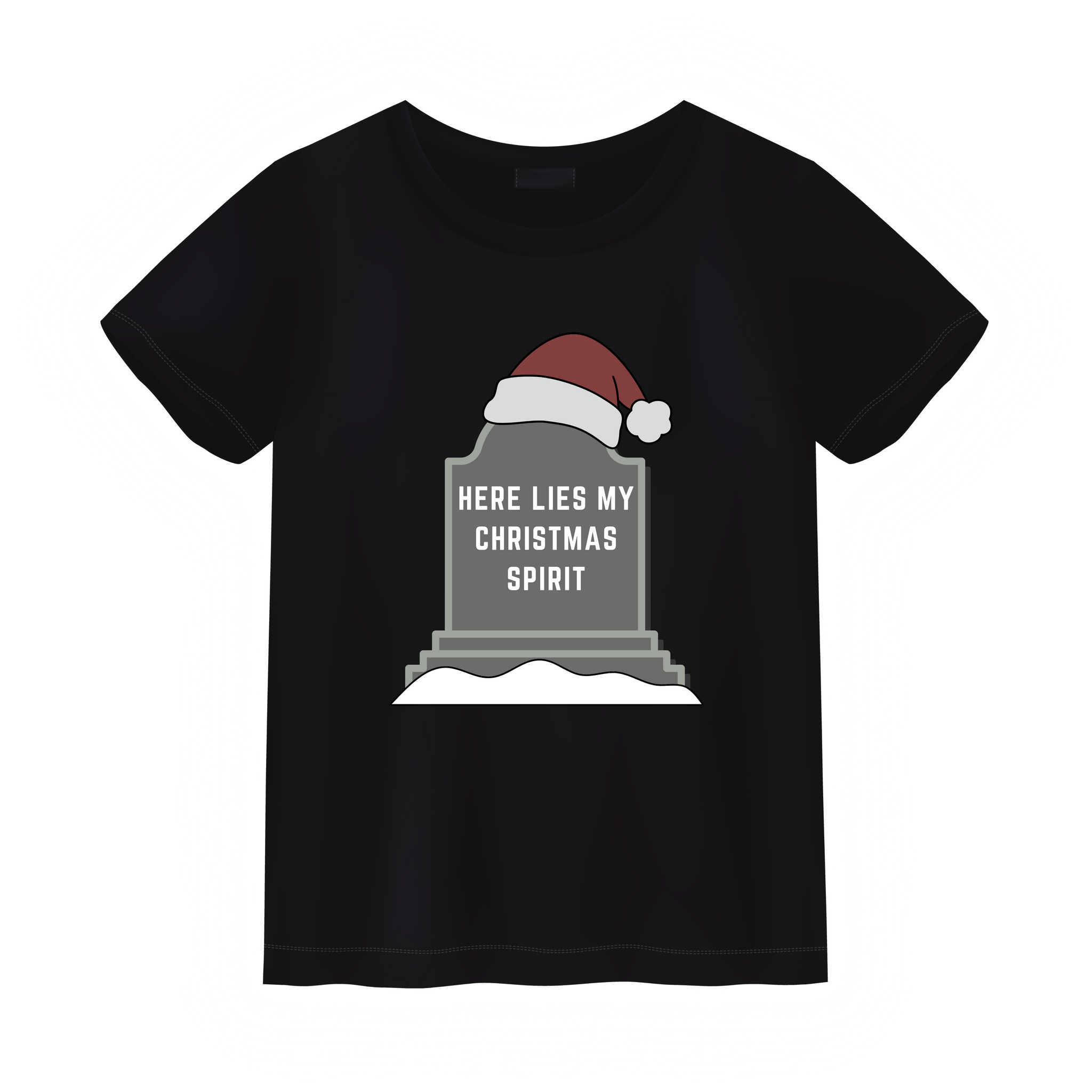 Here Lies My Christmas Spirit Unisex Shirt