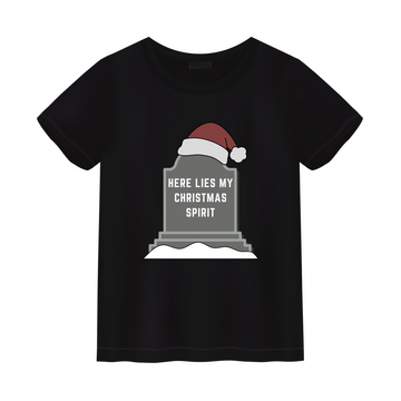 Here Lies My Christmas Spirit Unisex Shirt