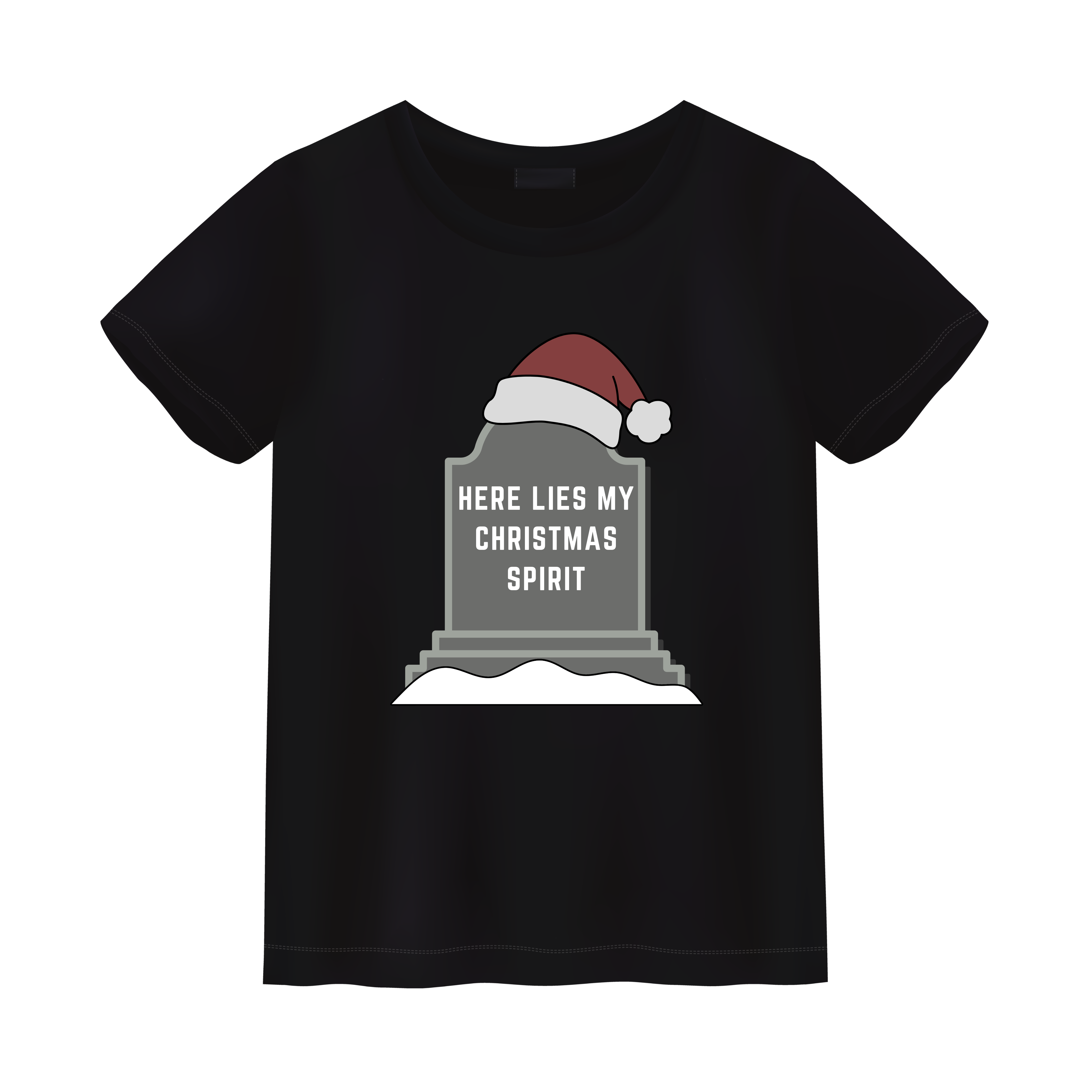 Here Lies My Christmas Spirit Unisex Shirt