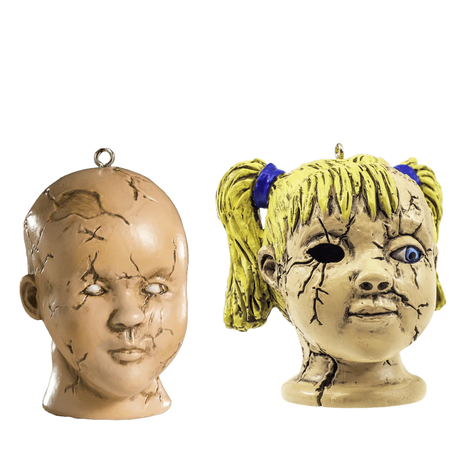 Doll Head Ornament Duo: Series 1 & Series 2