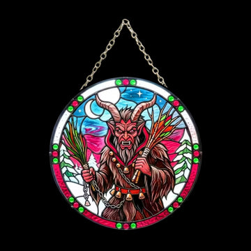 Sun Catcher - Christmas Krampus 6"