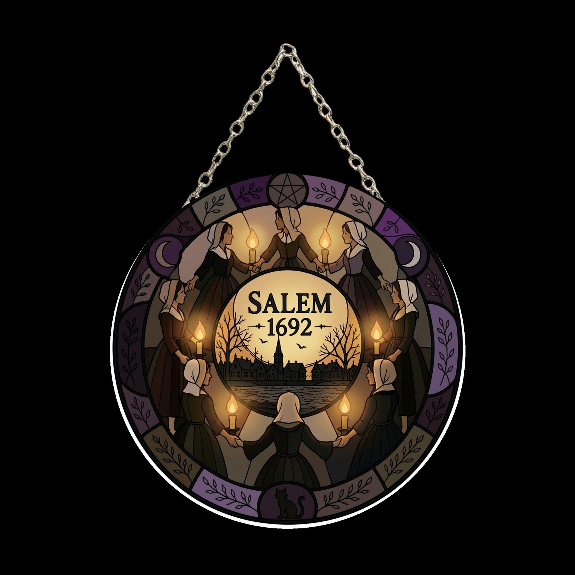 Sun Catcher - Circle of Salem 6"