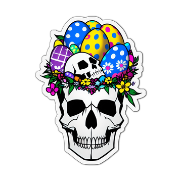 Easter Skull Sticker